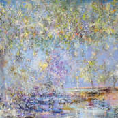 Retombe de la couleur ~ Huile sur toile