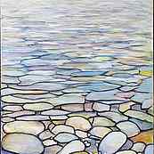 les Galets de Tibriade ~ Huile sur toile