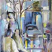 Petite Place ~ Huile sur toile