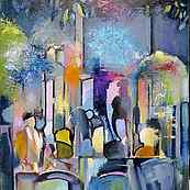 Soir ~ Huile sur toile
