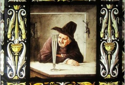 Buveur de champagne par Henri de Faucigny-Lucinge