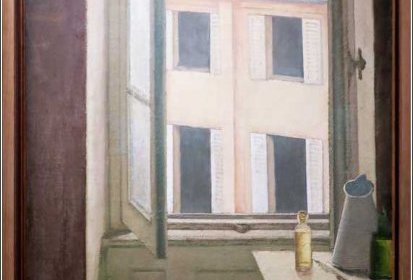 Balthus - La Fenêtre, cour de Rohanl (1951) huile sur toile