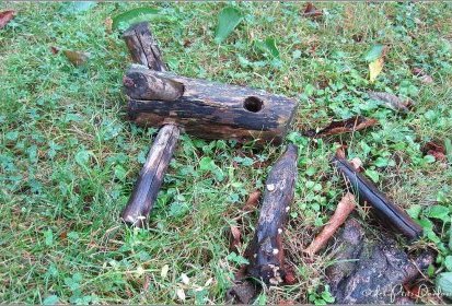 C'était un chien en bois...