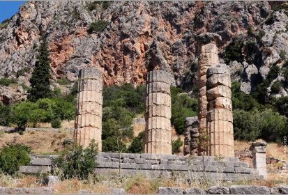 Delphes - le Temple d'Apollon