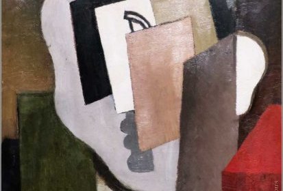 Roger de La Fresnaye - Le Masque (1908) huile sur toile
