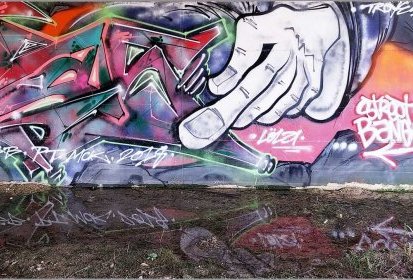 Street Art - Troyes - voie cyclable Canal de la Haute-Seine