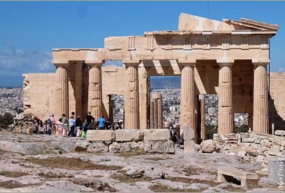 Acropole d'Athènes - les Propylées