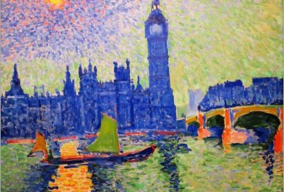 André Derain - Big-Ben, Londres (1906) huile-sur-toile