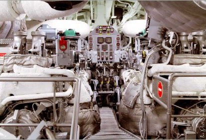 Le Redoutable - poste de pilotage