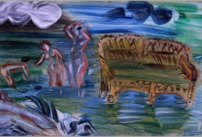 Dufy - Baigneuses sur canapé (hsp - 1945)