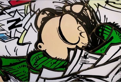 de la BD au Vitrail - Gaston Lagaffe