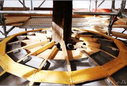 Théâtre de Champagne - travaux sur le dôme
