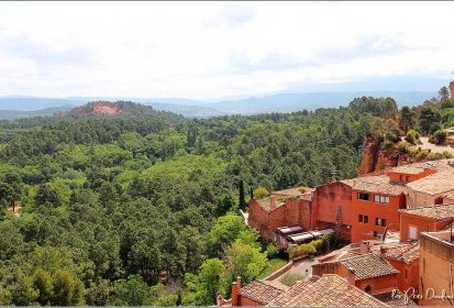 vu du village de Roussillon