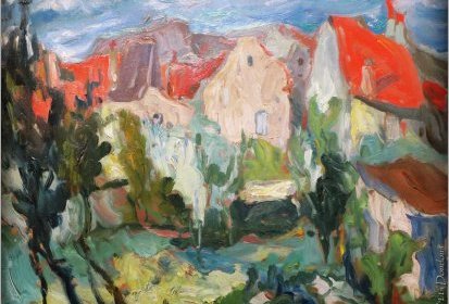 Chaïm Soutine - Paysage à Cagnes (vers1925) huile sur toile