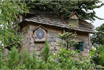 Jusqu'à une cabane...