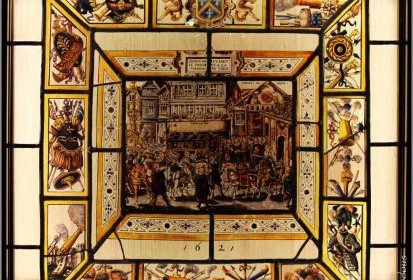 "Henri IV davant l'Hôtel de Ville de Troyes - Linard Gontier (1621)
