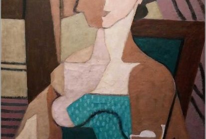 METZINGER Jean - Femme face et profil, 1919