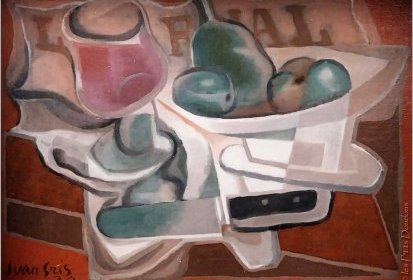 GRIS Juan - Compotier et verre, 1924