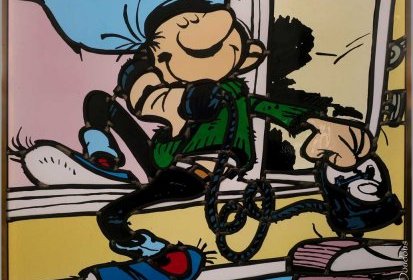 de la BD au Vitrail - Gaston Lagaffe