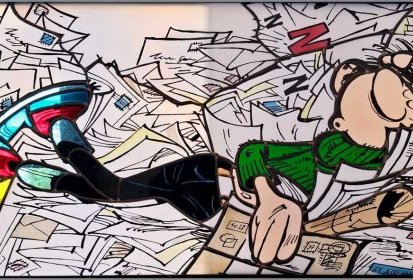de la BD au Vitrail - Gaston Lagaffe