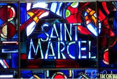 Vitrail St-Marcel - Notre Dame de Paris