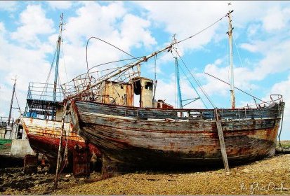 Jeter l'ancre... Cimetière de bateaux de Camaret