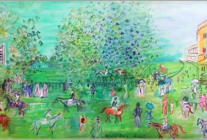 Raoul Dufy - Ascot (1930) huile sur toile