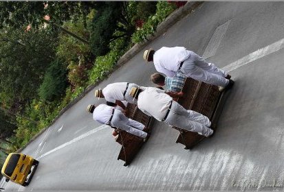 Funchal - traineaux en osier (Monte)