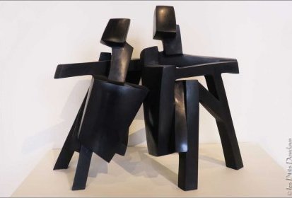 Parvine Curie - Couple ailé (bronze) 2015