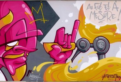 Street Art - Troyes - Au fut et à mesure !