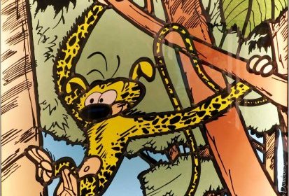 de la BD au Vitrail - le Marsupilami