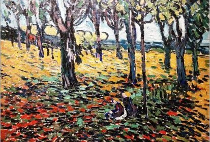 de VLAMINCK Maurice - La Châtaigneraie à Chatoux, 1906