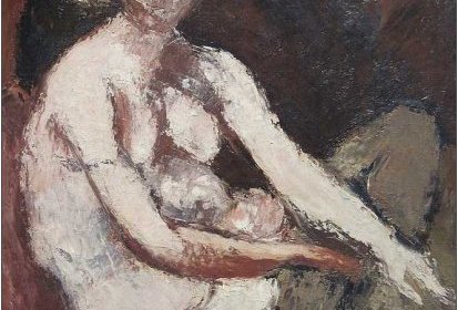 André DUNOYER de SEGONZAC - Femme aux bas gris