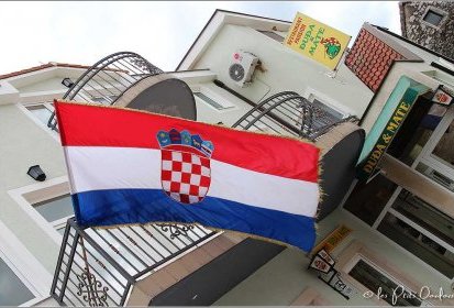Drapeau croate (Metkavic)