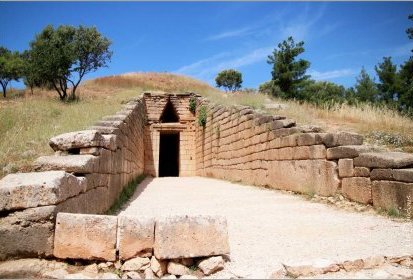 Mycènes - Tombe voutée : Trésor d'Atrée
