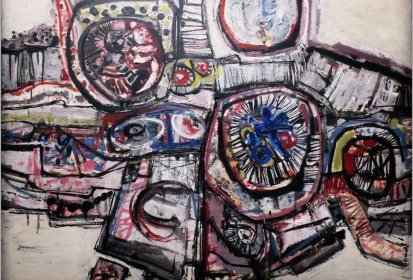 Corneille - Le Coeur des pierres (1955) huile-sur-toile