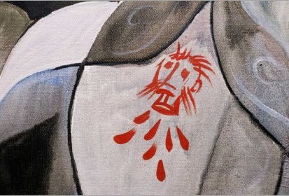 André Masson - Hora de todos (1937) huile-sur-toile (détail)