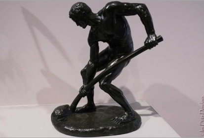 Alfred Boucher - A la terre - 1891 (bronze)