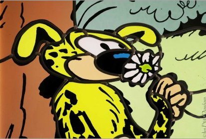 de la BD au Vitrail - le Marsupilami