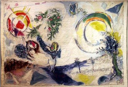 Chagall - Paysage méditerranéen (tapisserie)