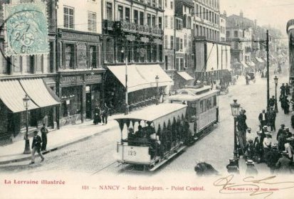 Nancy : le tramway rue St Jean