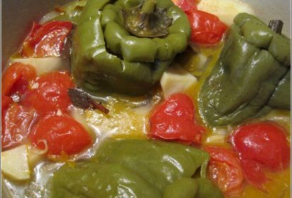 Poivrons farcis (cuits)