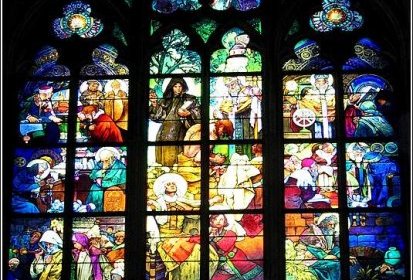 Prague - Cathédrale St-Guy (Mucha)