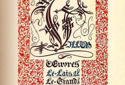 "Œuvres" de François Villon