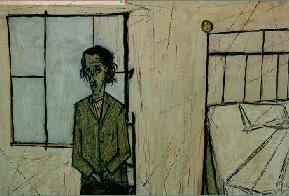 Bernard Buffet - La femme triste (détail)