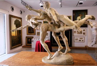 Alfred Boucher - Au but - 1886 (plâtre)