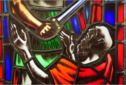 Francis Chigot - Saint Martin (détail) - 1956