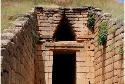 Mycènes - Tombe voutée : Trésor d'Atrée