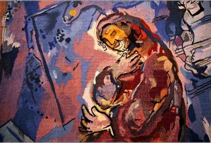 Chagall - la Paix (tapisserie - détail)