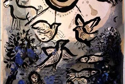 Chagall - la Création (tapisserie)